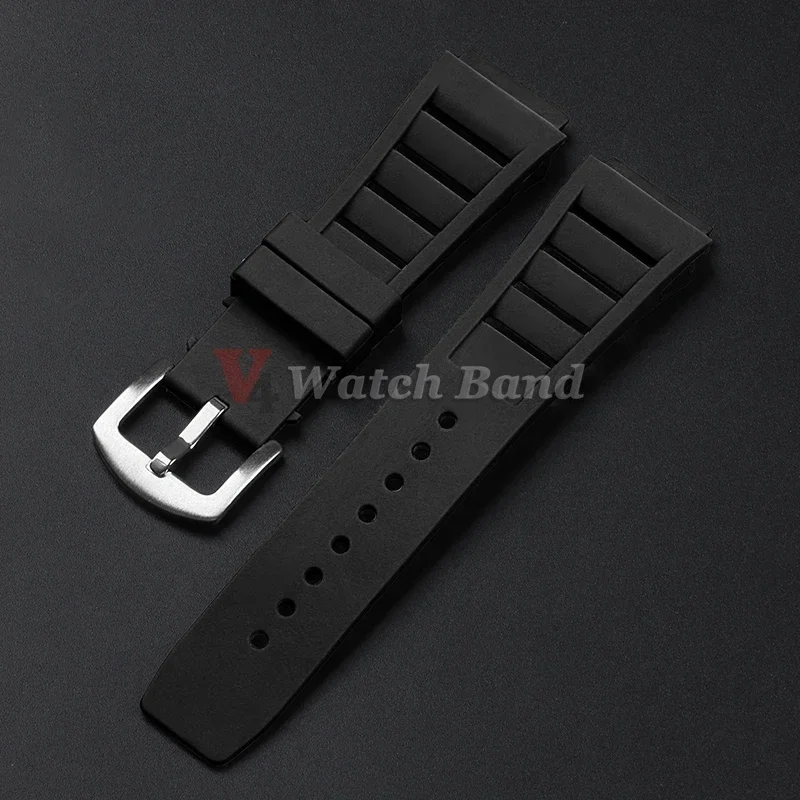新しいゴム時計バンド交換リシャールミルストラップ RM011 ミルブレスレット時計バンド 21*7 ミリメートルメンズ腕時計アクセサリー