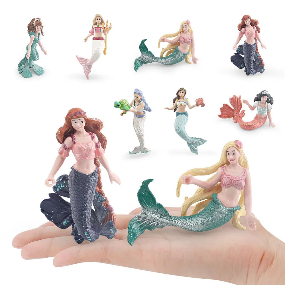 Figurine di sirena da fiaba decorazioni per il giardino di casa modello di  acquario figure in PVC - AliExpress, image size:1000x1000