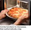 MicroCrisp Countertop Microwave Oven and Convection Oven, with Integrated Crisper, Guided Touchscreen Interface, 10 Power Levels 3