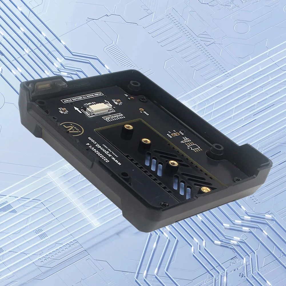 알루미늄 합금 케이스 액세서리 보드, 냉각 선풍기 포함, M.2 NVME PCIE 케이스, Raspberry Pi5 에 적합