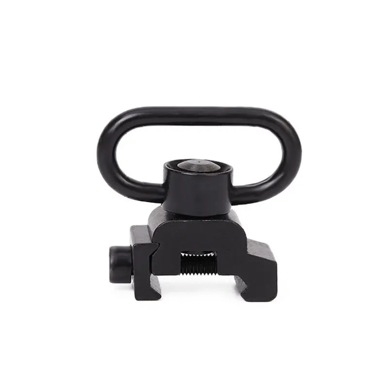 Quick Release Buckle Sling Adapter Ring QD Swivel Mount Push Button 1-1/4" 20mm Weaver Rail or Picatinny Rail Mounted sling swivel adapter sling swivel mount tactical sling adapter sling adapter sling attachment adapter
