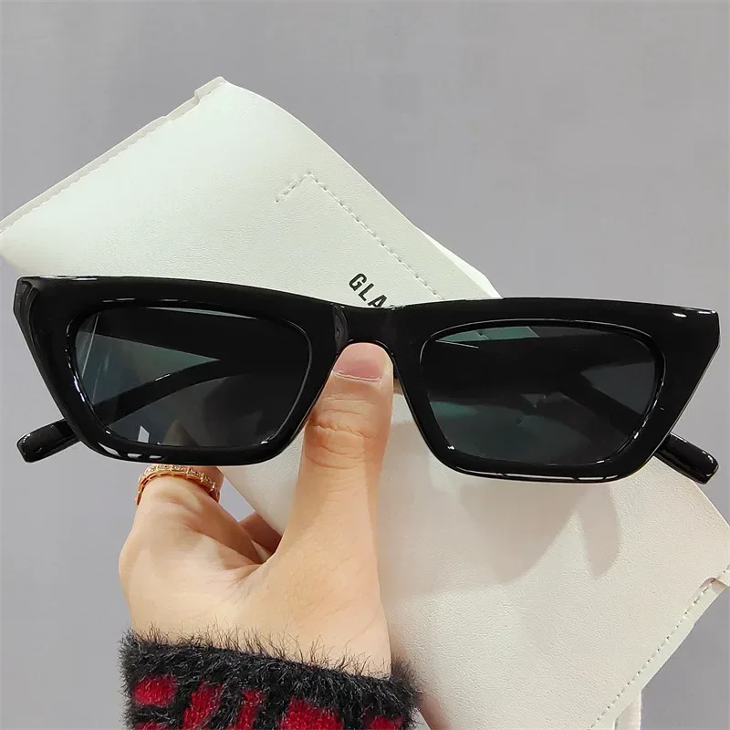 

Women Rectangle Vintage Sunglasses Brand Designer Retro Points Sun Glasses Female Lady Eyeglass Cat Eye Driver Goggles