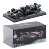 Bburago 1:43 Mercedes AMG 2021 W12 E Performance #44 Lewis Hamilton Static Simulation Diecast Alloy Model F1 Racing Formula Car 1