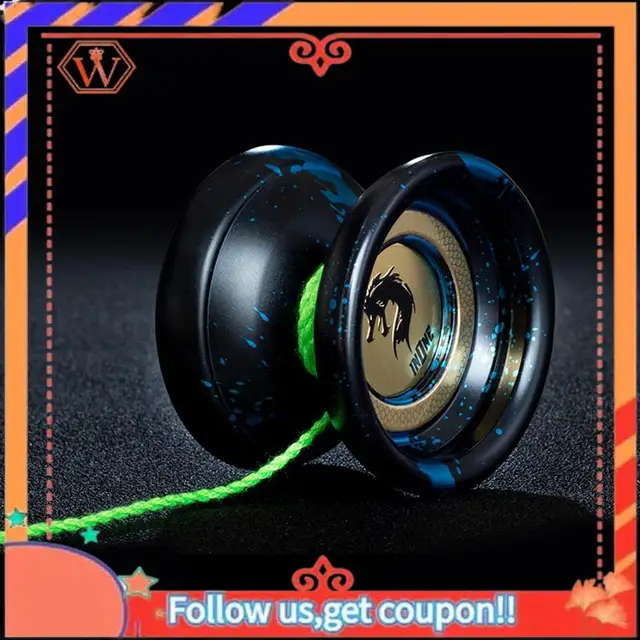 Durable Professional Butterfly Yoyo Alloy Responsive Yoyo 10 Ball Bearing Yoyo For Advanced Player With 10 Strings 4