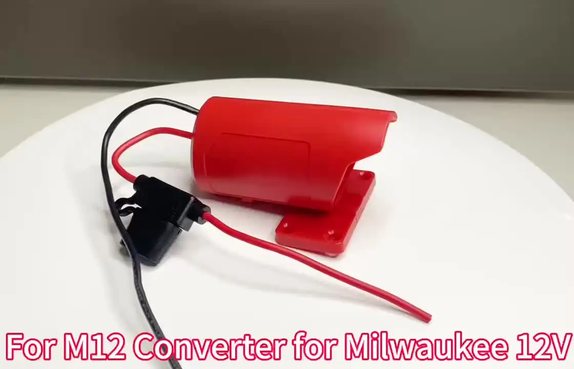 Batería Milwaukee Adaptador De M12 - Conector Para Cableado Con 2 Salidas, Base Incluida Adaptador Bateria Parkside