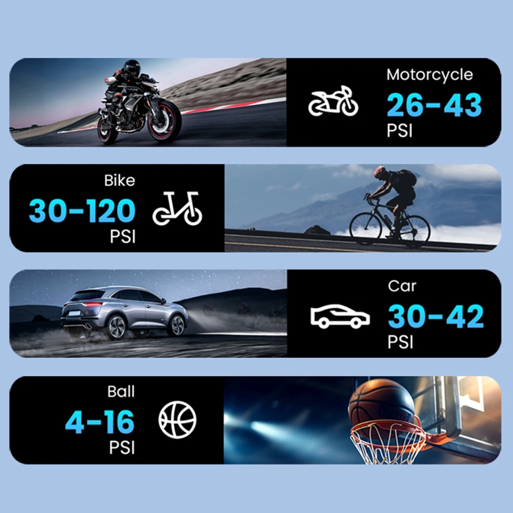 �޴�� ���� ����� 120 PSI ���� ������ ���� �ڵ��� ������� ������ �� �������� ���� ������ Ÿ�̾� ����