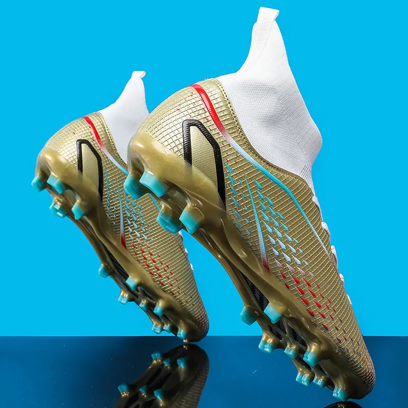 Men Soccer Shoes Kids Football Boots Women Professional Soccer Cleats Antiskid Chaussure Football TF/FG Outdoor Football Shoes