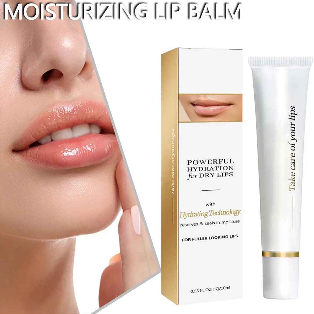 

Plumper Moisturizing Lips Balm Repair Dry Crack Skin Gentle Fade Lips Lines Soft Tender Nourish Skin Care Product 1pc/10ml