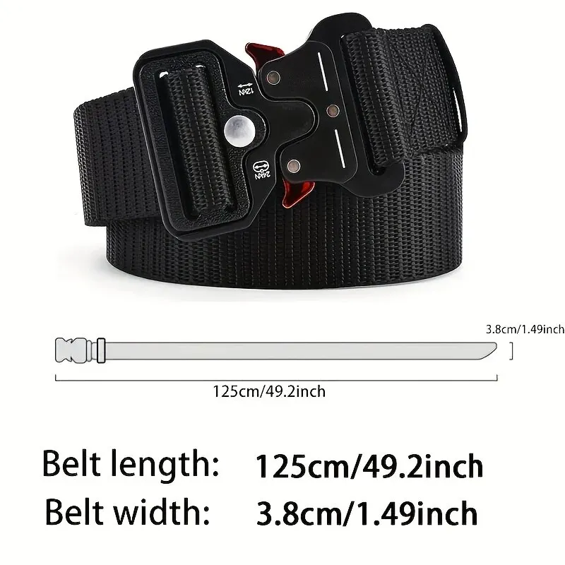 Men' Belt Outdoor Multi Function Canvas For Nylon Male Belts Women' Sports...