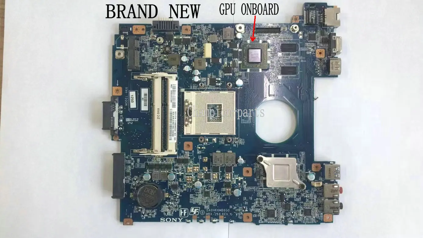 

FAST SHIPPING A1893196A A1893197A A1876092A DA0HK6MB6G0 For Sony Vaio SVE14 MBX-268 MAINBOARD DDR3 WITH GPU