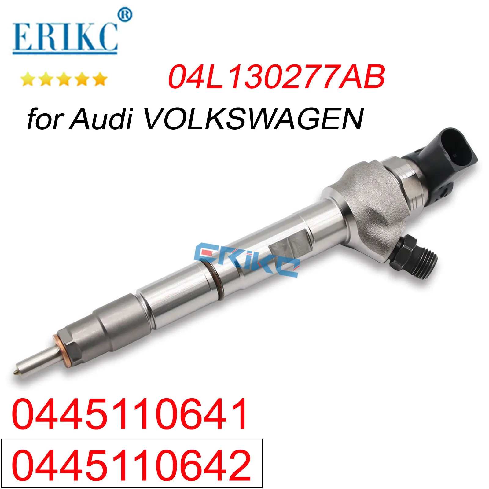 

0445110641 0445110642 опрыскиватель Inyector 0 445 110 642 для Bosch AUDI Q3 2.0TDI 04L130277AB дизельный Топливный Инжектор 0 445 110 641
