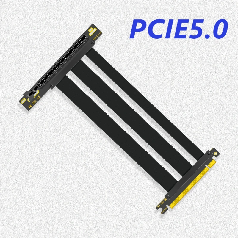 Câble Riser PCIe 5.0, rallonge GEN 5x16 PCI Express, flexible, haute  vitesse, GUP Riser pour vecla carte, montage vertical