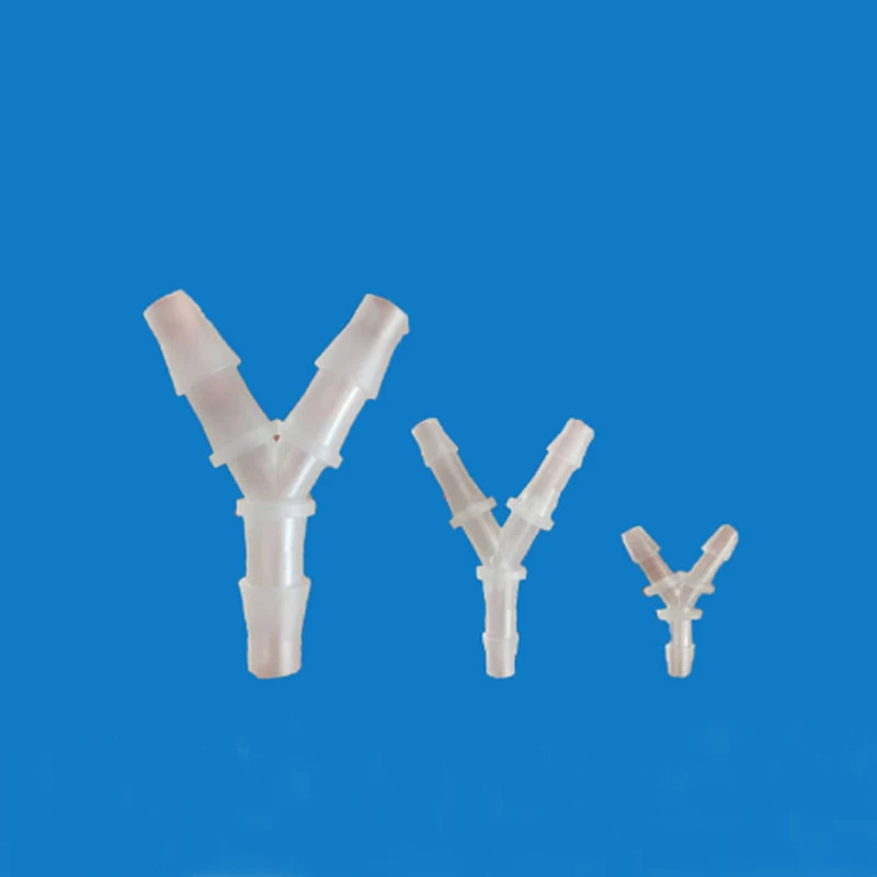 2.4-19.5mm Plastic Y-Style 3 Way Pagoda Barb Equal Aquarium Tank Garden PP Insert Hose Connector Water Pipe Fittings 1PC