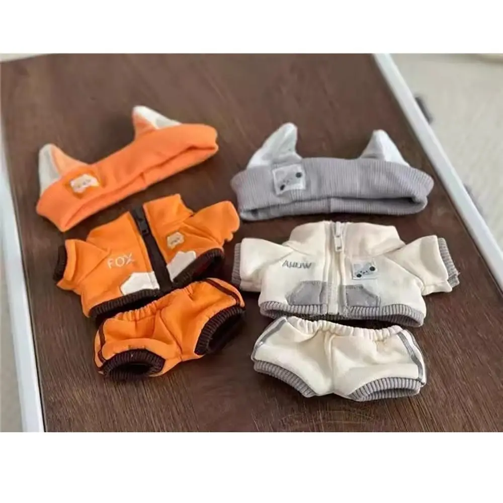 Cotton Doll Clothes Little Fox Wolf Pattern Outfit