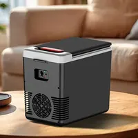 Домашний холодильник 12 В, автомобильный холодильник с морозильной камерой, 10 л, мини-автомобильный охладитель и обогреватель для морозильной камеры, электрический холодильник, портативный Icebox 220 В — изображение 6