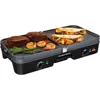 3-in-1 Electric Indoor Grill + Griddle,8-Serving,Reversible Nonstick Plates,2 Cooking Zones with Adjustable Temperature 1