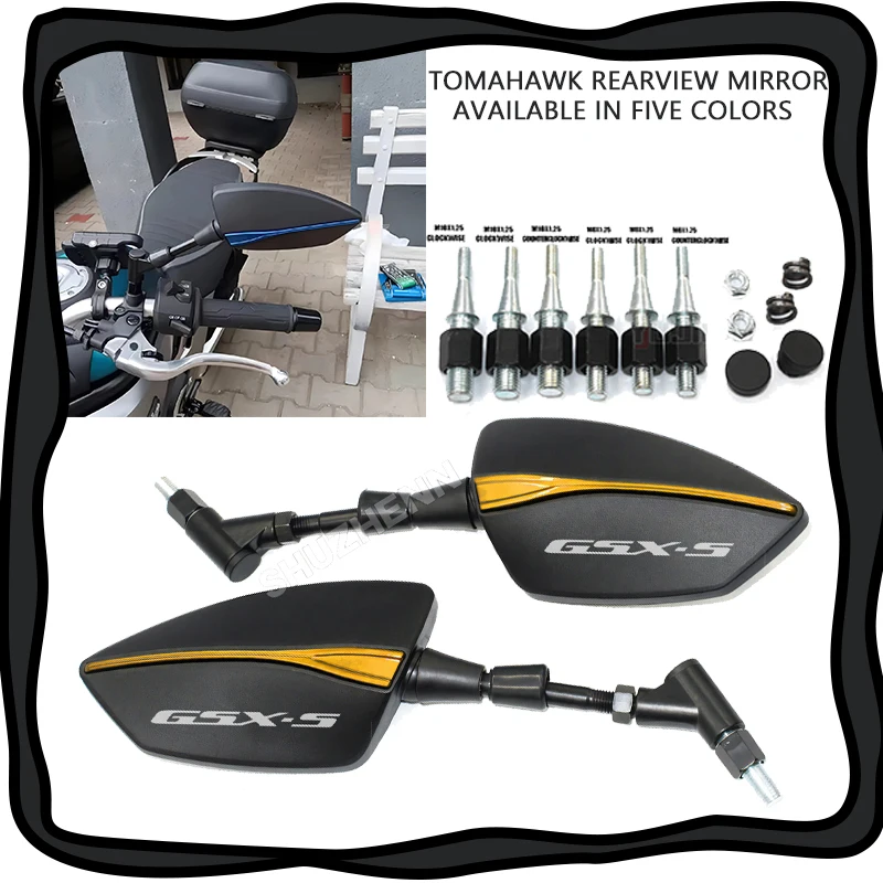 SUZUKI GSXS750 GSXS1000 범용 조정 가능한 백미러 사이드 리어..