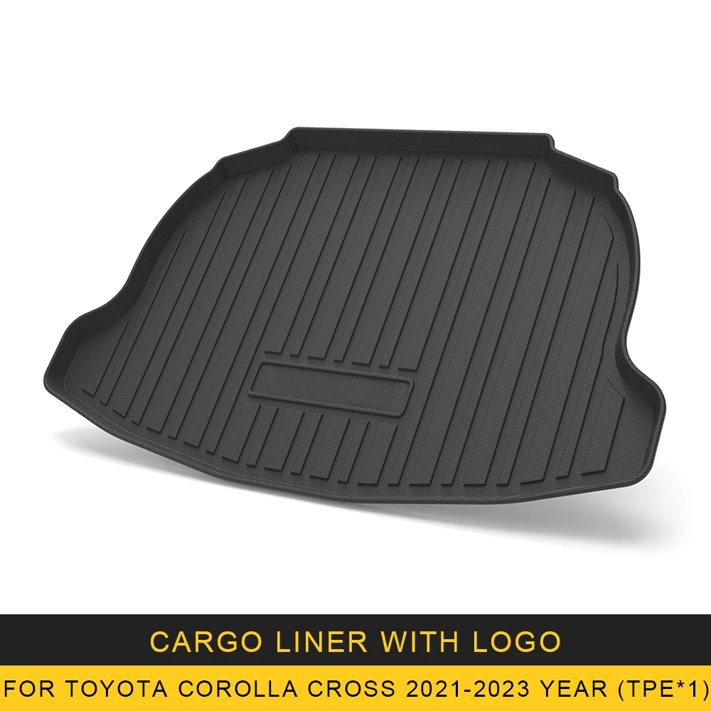 Per Toyota Corolla Cross 2021-2023 Car Cargo Liner Box Mat Tpe Antiscivolo Tronco Mat Tronco Vassoio Tappeto Accessori Interni