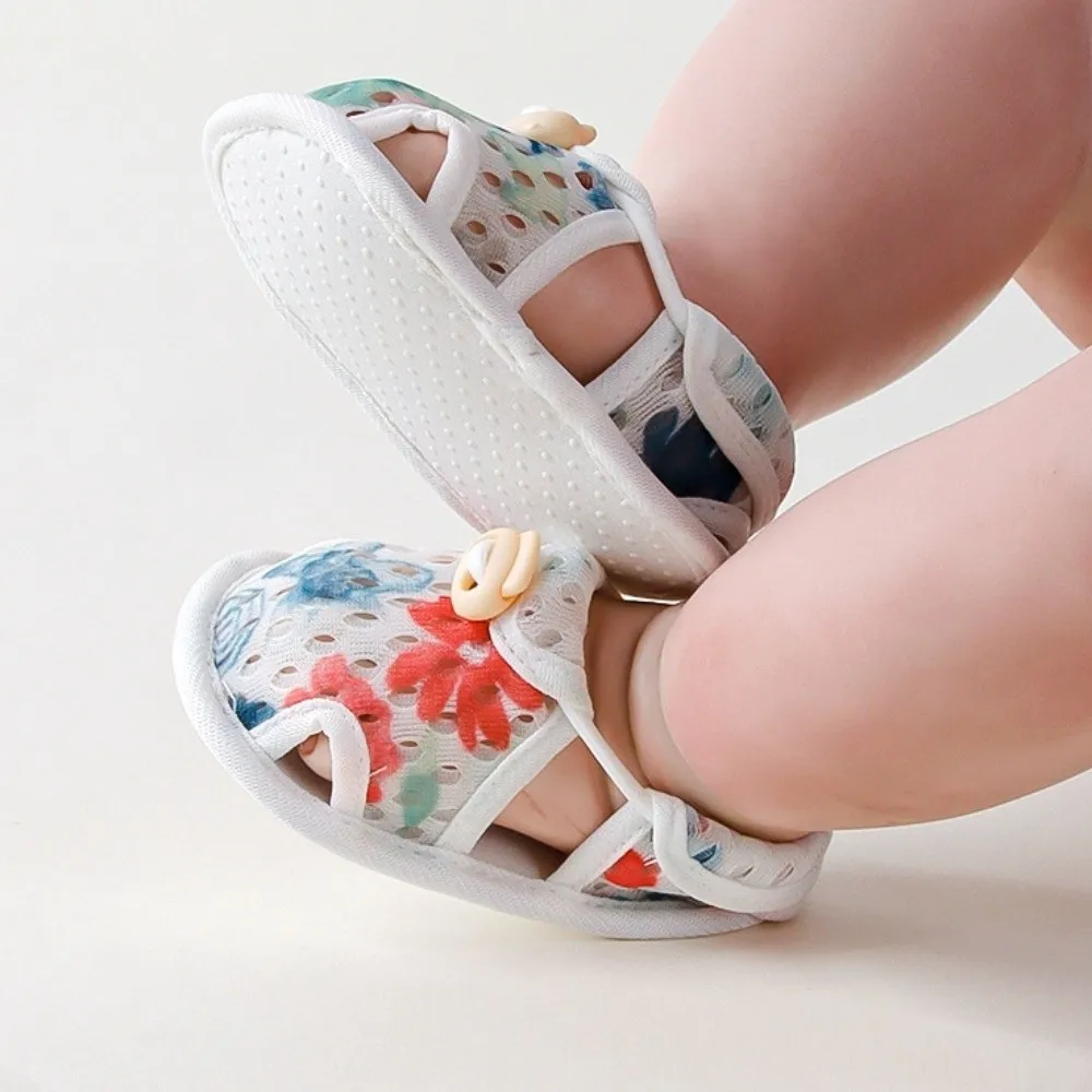 Casual Breathable Baby Shoes Soft Sole Machine Washable Toddler Shoes Lightweight Mesh Infant Anti-slip Sandals Summer