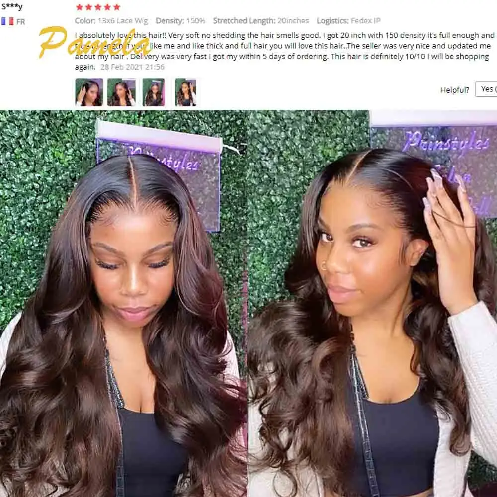 Highlight Blonde Glueless Wigs Human Hair Body Wave 13x4 HD Transparent Lace Frontal Wig Ombre Blonde 1B/4 Colored Wig For Women