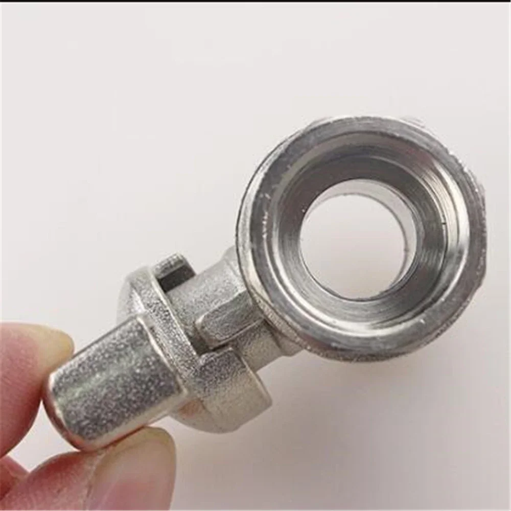 Full Copper Thickened Inner And Outer Wire Live Joint Short Handle Inner And Outer Thread Fully Open Copper Ball Core Ball Valve