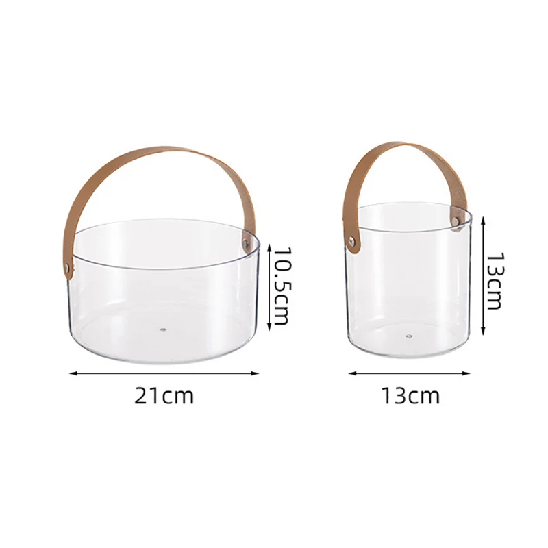 Ice Bucket Ossayi Ice Buckets Beer Wine Cooler with Handle Fruit Wash Storage Basket Party Supplies
