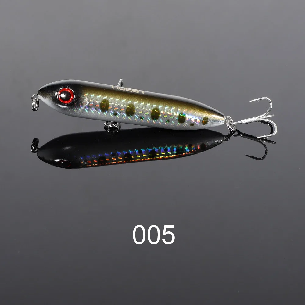 NOEBY-Topwater Pencil Fishing Lure, Hard Baits, Rattlin Wobblers