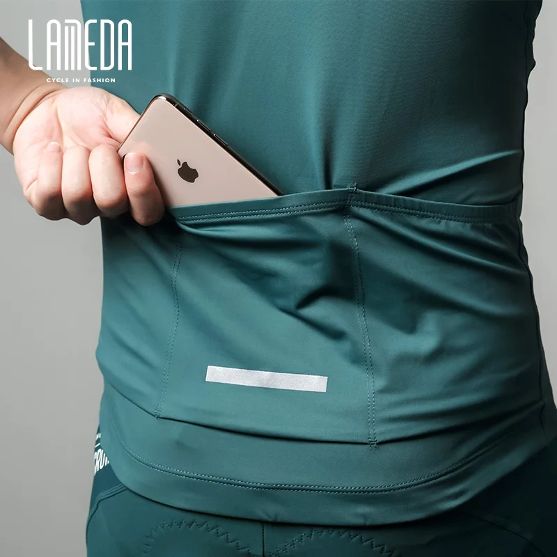 Lameda Cycling Short Sleeve Summer Breathable Cycling Jersey Man Quick Dry Men's Bicycle Road Bike Mountain Bike Clothing 5