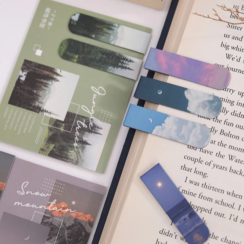 Magnetic Fashion Bookmarks For Girls Aesthetic Landscape