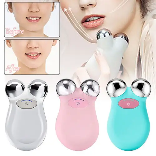 Electric Micro Current Face Massager Facial Skin Tightening Lifting