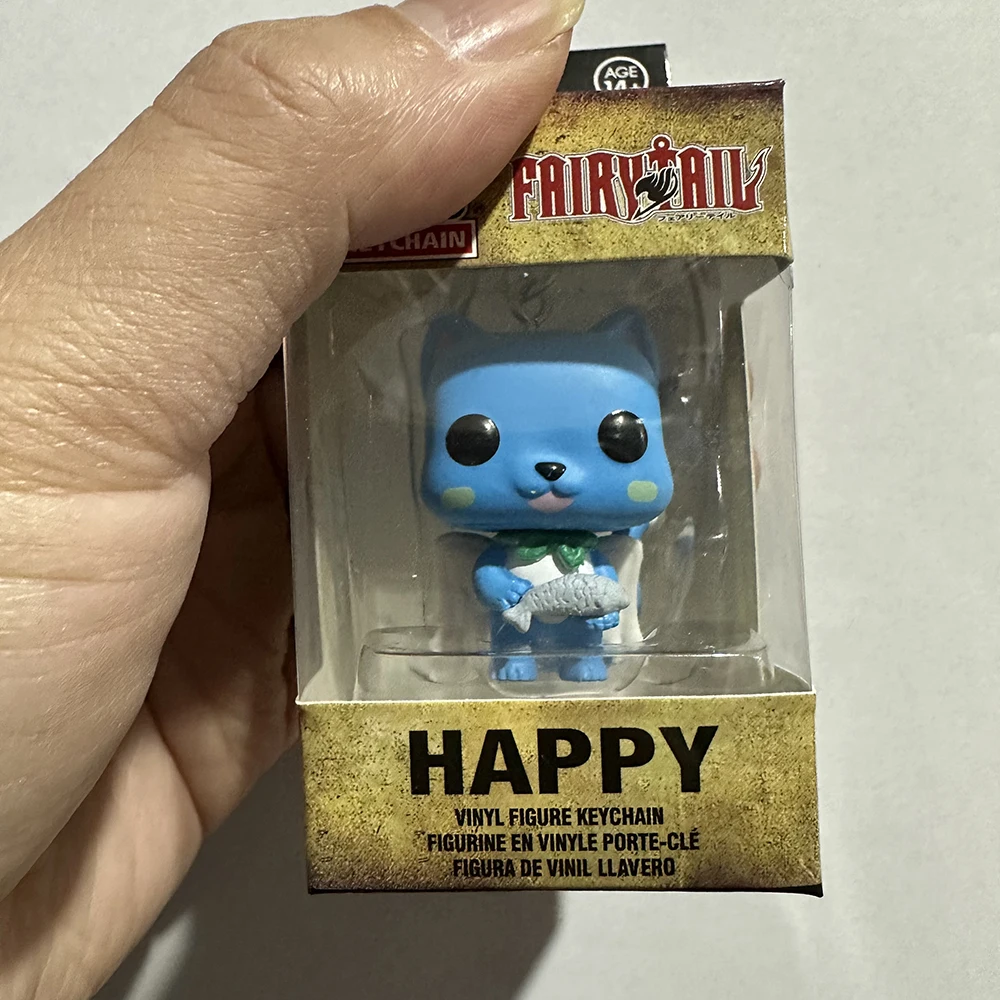 Keychain Fairy Tail Happy Funko Pop Anime Fairy The Goblin's Tail