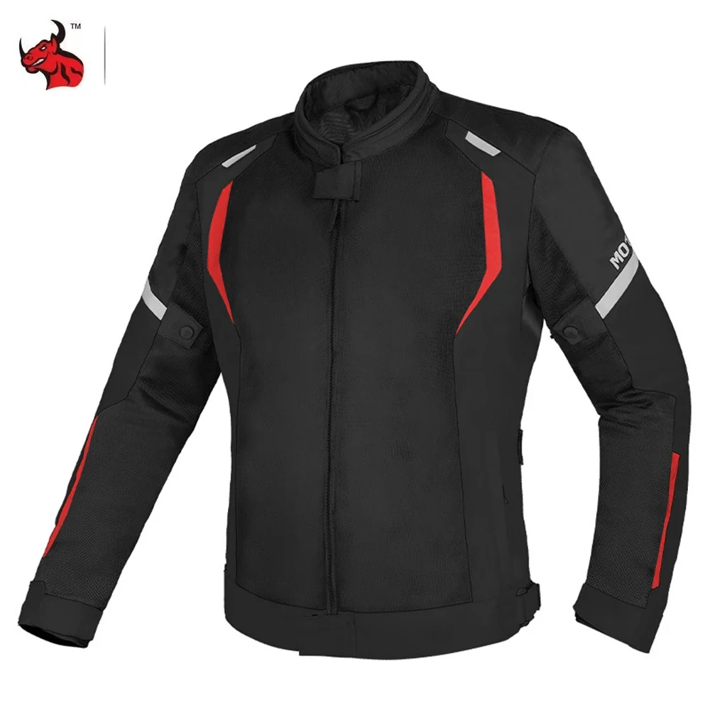 Summer Mesh Breathable Motorcycle Jacket Men Waterproof Motorbike Jacket Wear Resistant And Anti Fall Motorcycle Riding Clothes