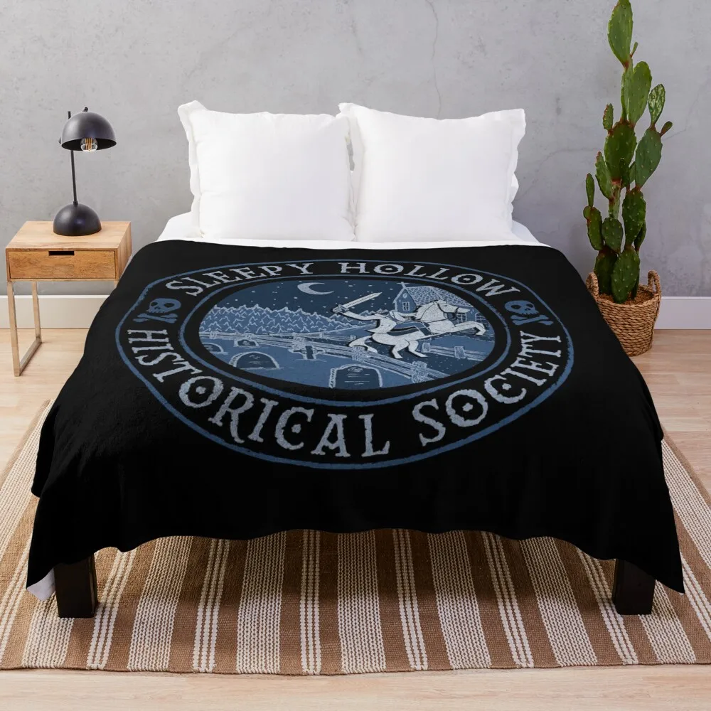 

Sleepy Hollow Historical Society Throw Blanket Summer Bedding Blankets