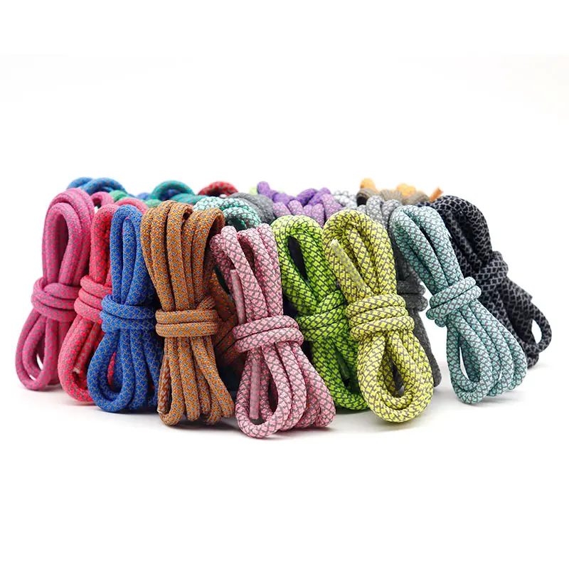 Coolstring Adult Size Lace 4.5MM Light Reflective Grown-up Charmed Rope 120-180CM Length Selectable Shoe Accessory Wholesale