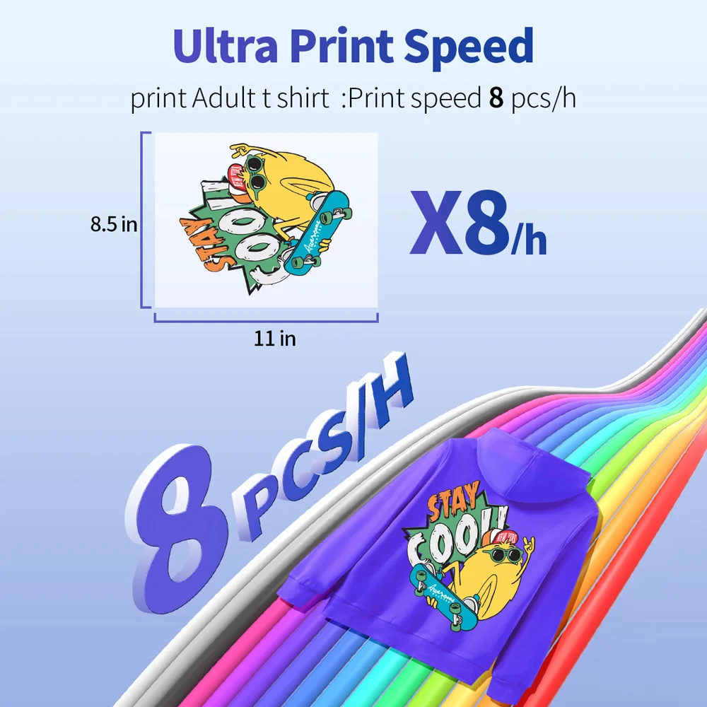 A3 XP600 DTF 프린터 A3 DTF 프린터 ImpresoraTransfer 프린터 (청바지, 후드티, 의류, 티셔츠 프린팅용 DTF 오븐 포함)
