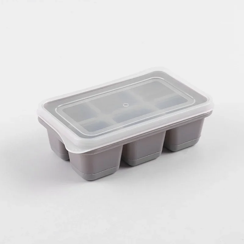 Formwell Ice Cube Tray - Silicone Ice Cube Trays with Bin, Ice Cube Trays  for Freezer, Ice Bucket, Ice molds - AliExpress