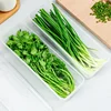 Storage Crisper Boxes with Lid Rectangle Noodle Food Storage Box Refrigerator Transparent Moisture-Proof Sealed Food Storage 6