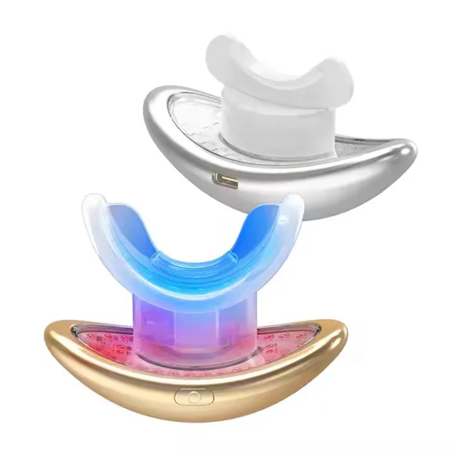 New Arrival U Shape Lip Plumper Device Smooth Lip Wrinkles Teeth Whitening Lips LED MASK Wrinkle Removal Device