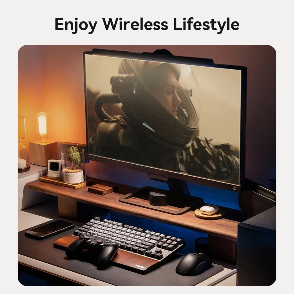 Enhanced Bluetooth 6.0 Adapter with High-Range 5dBi Antenna