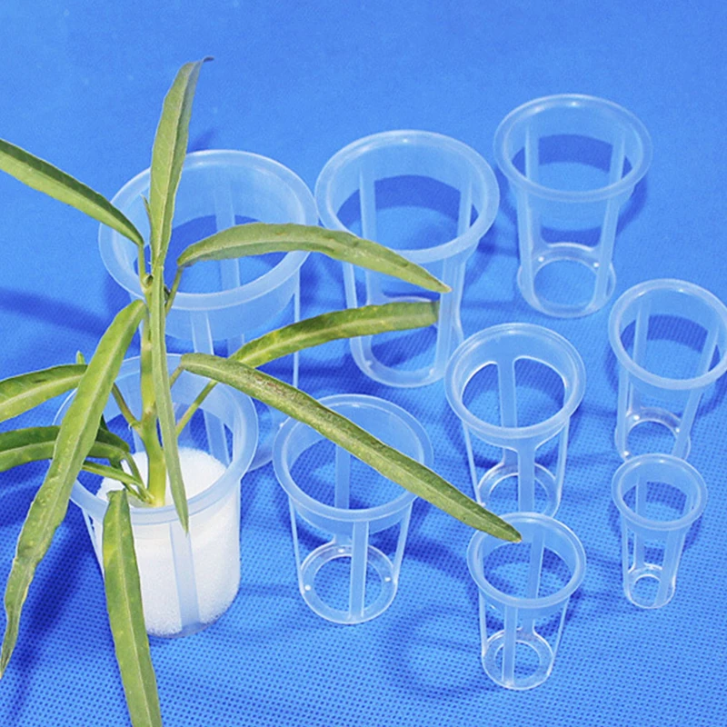 Net Pot 100pcs Garden Vegetable Soilless Grow Hydroponic Basket Multi-Size Aeroponics Plastic Planting Mesh Pot nursery pots plant propagation pots hydroponic plant pots plastic flowerpot