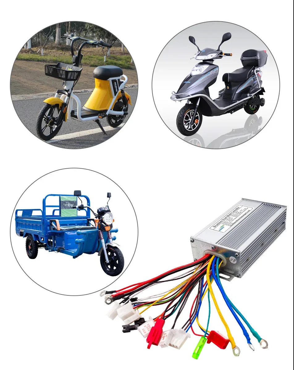 36V 48V 350W 18A E-Scooter Bürstenloser Motorantrieb Universal Controller LCD Display Drosselklappensatz für Elektrofahrradroller – Detail 7