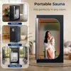 Compact Portable Steam Sauna Tent 1600W Steamer 9 Heat Levels Remote Control Chair Spa 4