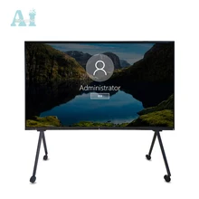 

China brand factory android 8.0 anti glare 4k UHD finger infrared touch screen smart interactive whiteboard 110 inch