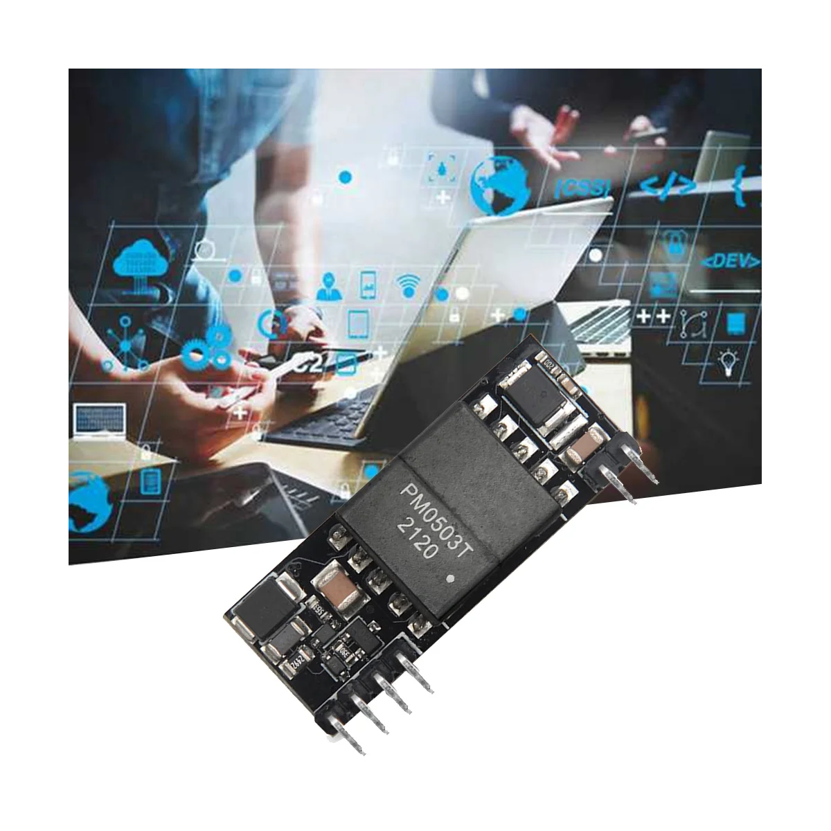 DP1435 POE Module 5V 2.4A IEEE802.3Af Without Capacitance Supports 100M 1000M POE Module 5