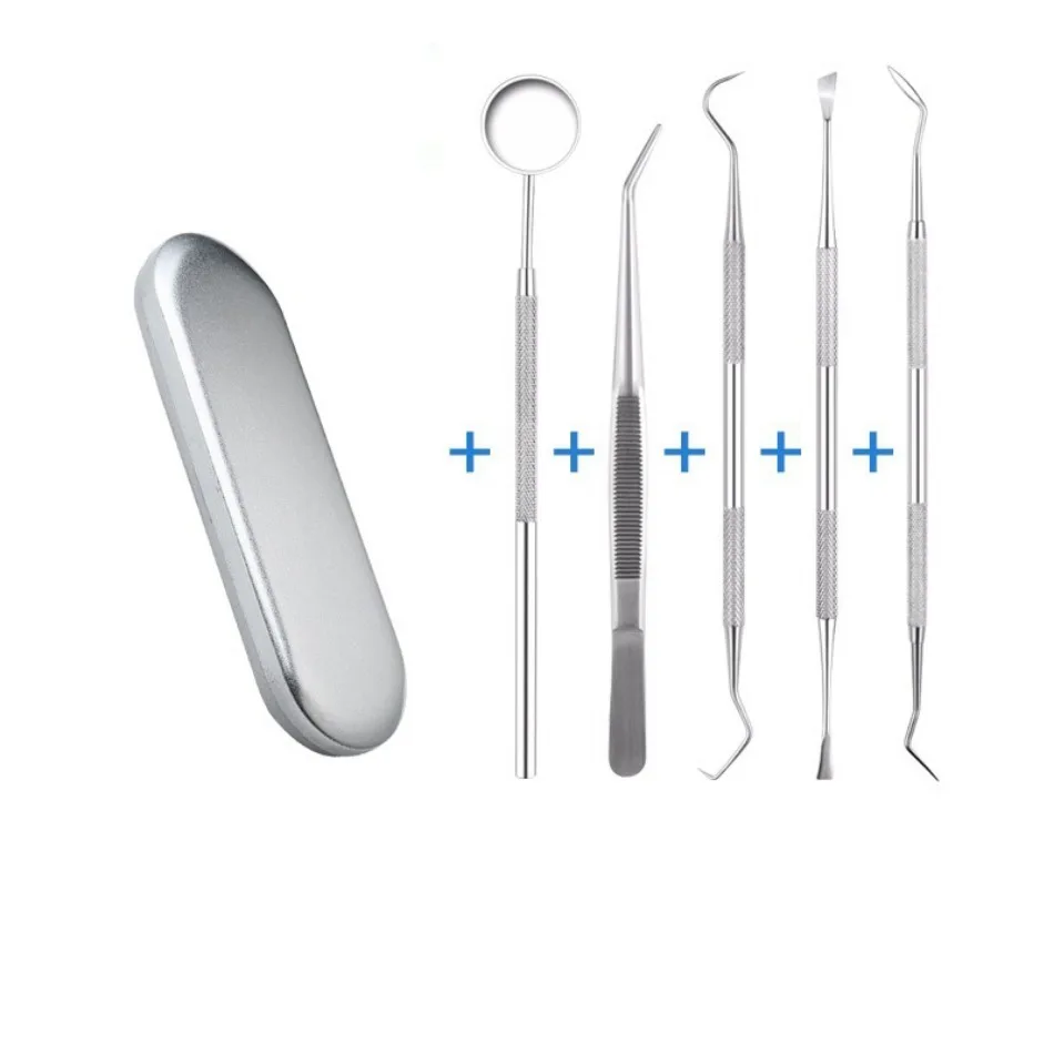 SUPVOX Miroir dentaire Bouche d'inspection de la dent Miroir en acier  inoxydable Outil de dentiste Stomatoscope