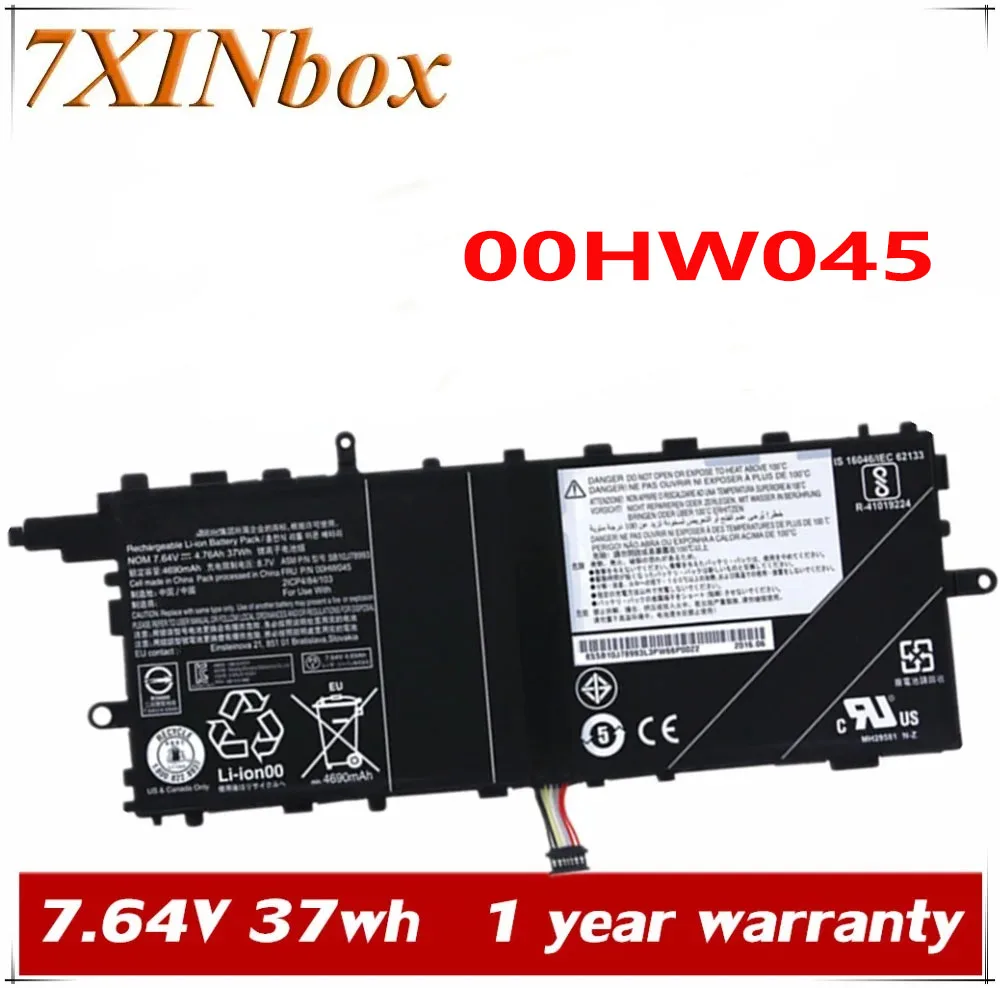 7 Xinbox Batteria Del Computer Portatile 00Hw045 00Hw046 Per Lenovo Thinkpad X1 Tablet 20Gga00F00 20Gga00N00 20Gga00L00 Sb10J78993 Sb10J78994