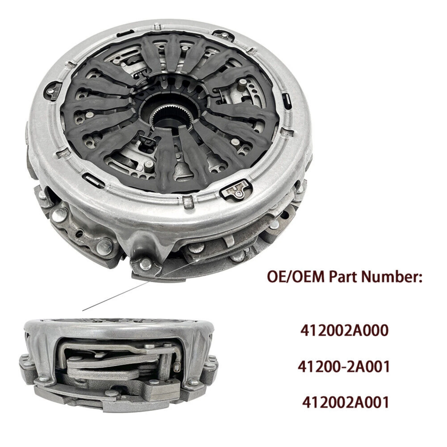 

1PC 41200-2A001 41200 2A001 412002A001 Transmission Double Clutch For Hyundai Veloster 2012-2017
