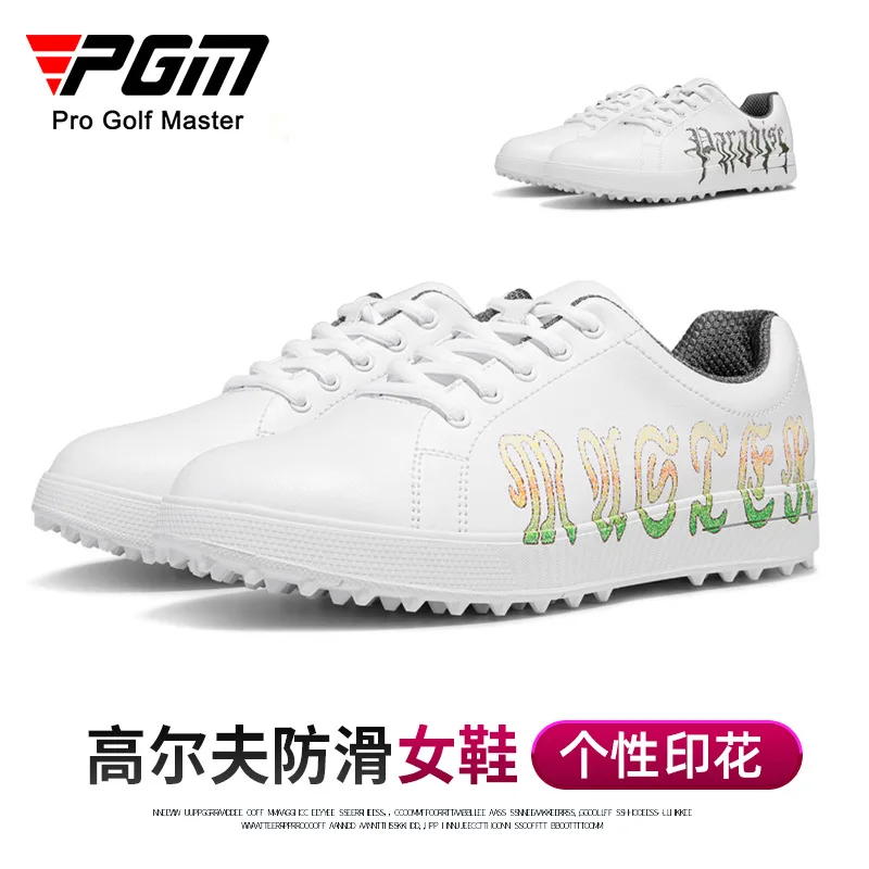 

PGM Women's Golf Shoes Casual Sport Lady Sneakers Lacing Microfiber Waterproof Anti-Slip XZ293 Wholesale