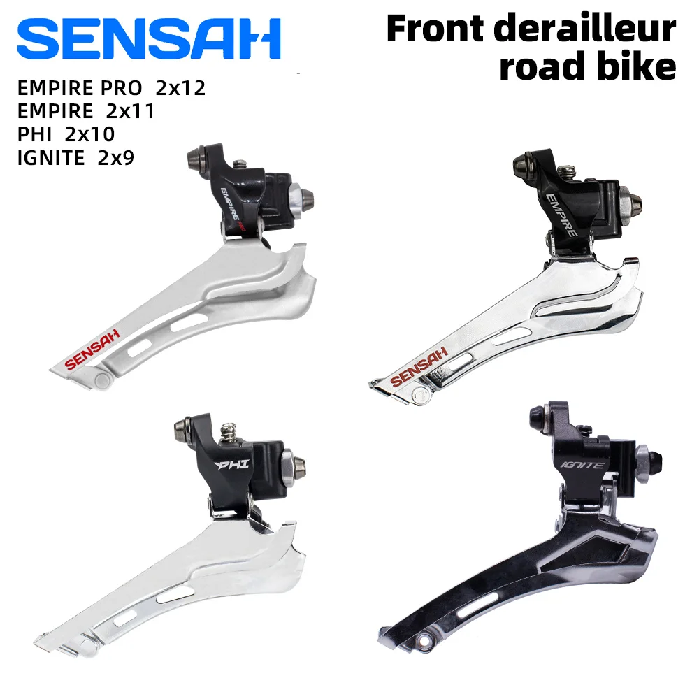 

SENSAH Bike Front Derailleurs 9 10 11 12 20 22 Speed EMPIRE PRO PHI GNITE Straight Hanging Clamping for Road Bicycle New