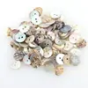 About 100pcs 10mm Small Natural Shell Sewing Buttons Mother Of Pearl Shell Round 2 Hole Button 6